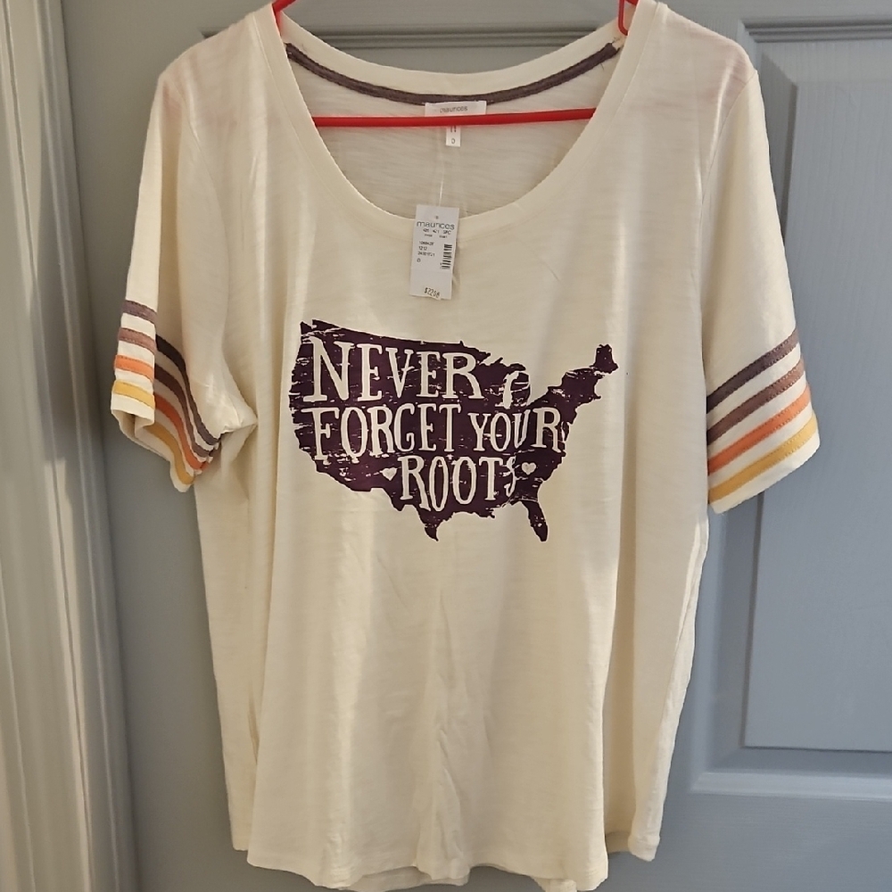 Women's Cream Graphic Tee